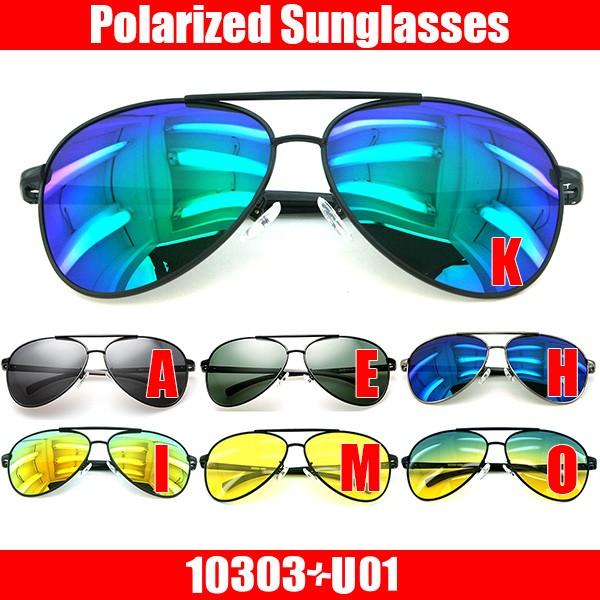 偏光 ティアドロップ サングラス メンズ レディース U01 Uvカット ラッピング不可