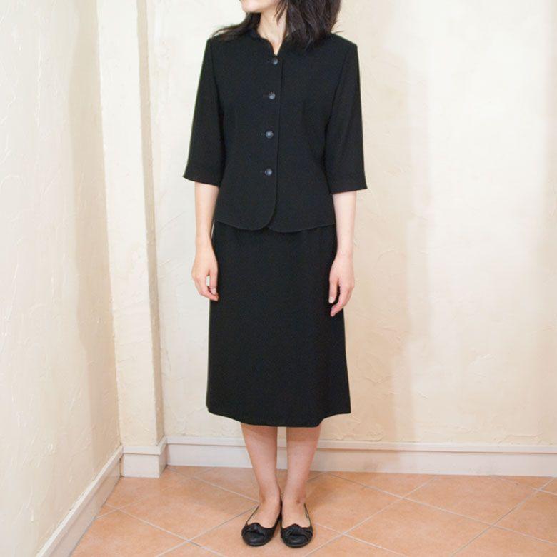 サマーブラックフォーマルスーツ夏用 フリルスタンド襟 Www Arilab Com Tr Index Php