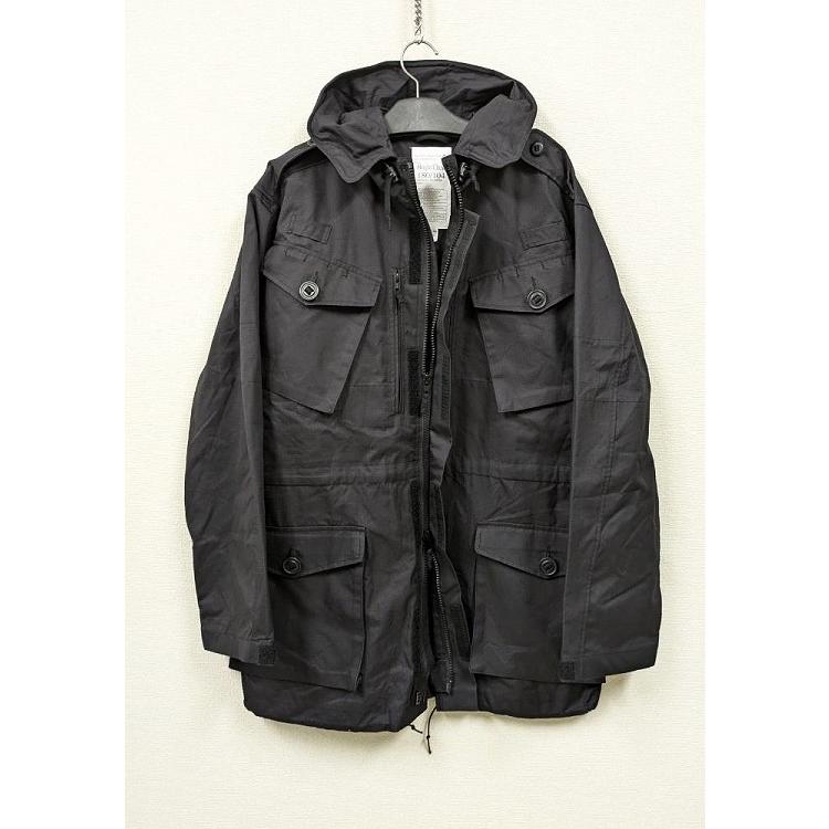 着画ありsas ブラックフィールドジャケット　イギリス軍 ブリティッシュARMY ブラックフィールドジャケット : ACE IN THE