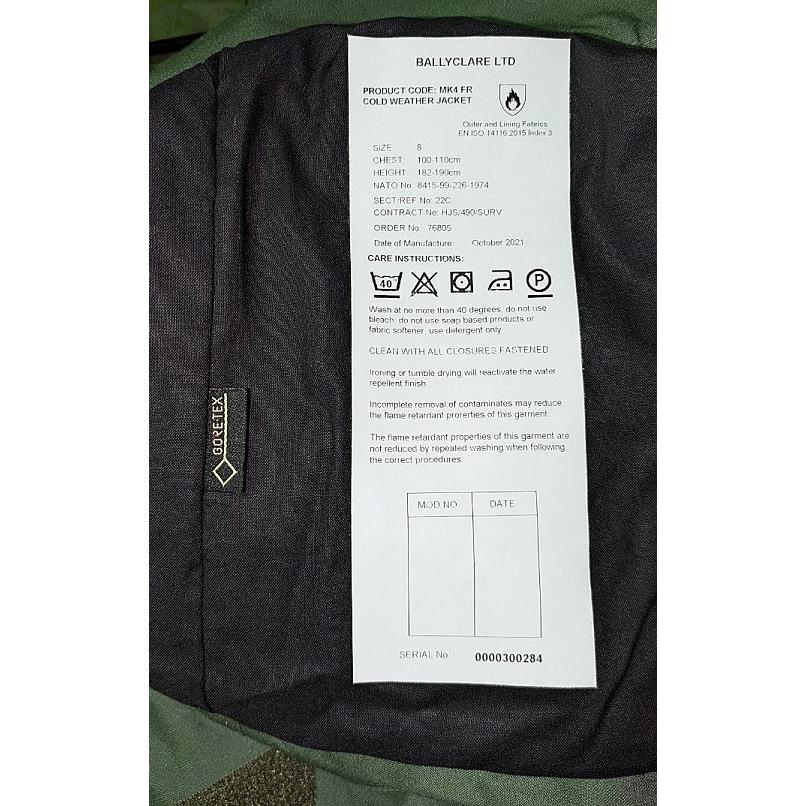 ROYAL AIR FORCE MK4ジャケット　デッドストックコンディションの画像