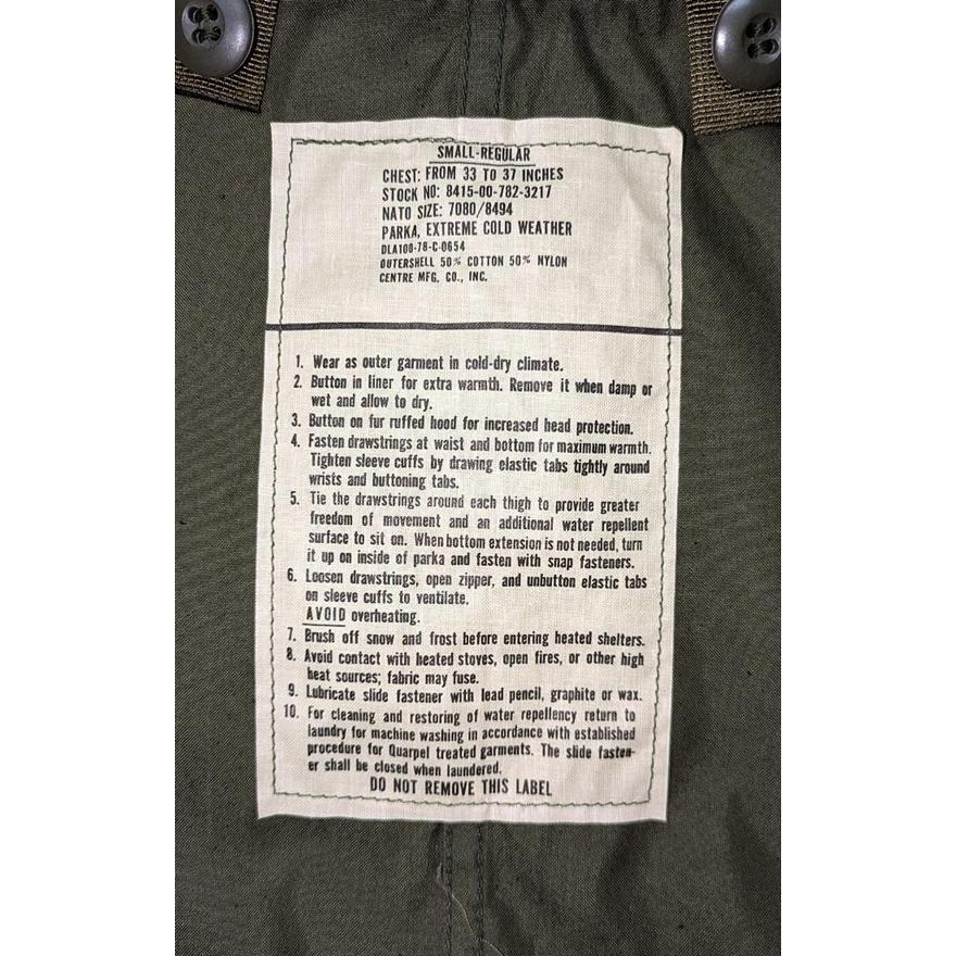 US.ARMY・M-65モッズコート 1970'sデッドストック（シェル+ライナー+フード）の画像