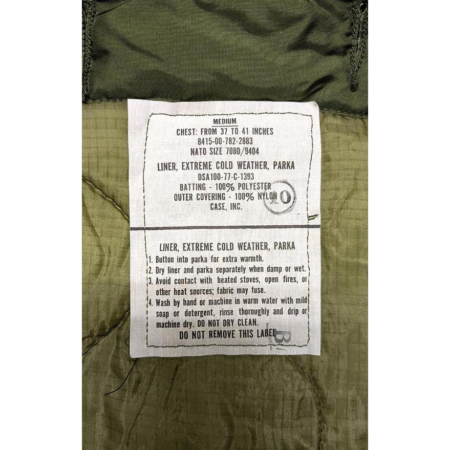 US.ARMY・M-65モッズコート 1970'sデッドストック（シェル+ライナー+フード）の画像