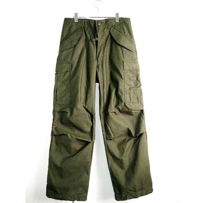 60s 未使用 US ARMY M-65 フィールドパンツ M-R アルミジップ US.ARMY・M-65フィールドパンツ アルミZIPの1960'sデッドストック