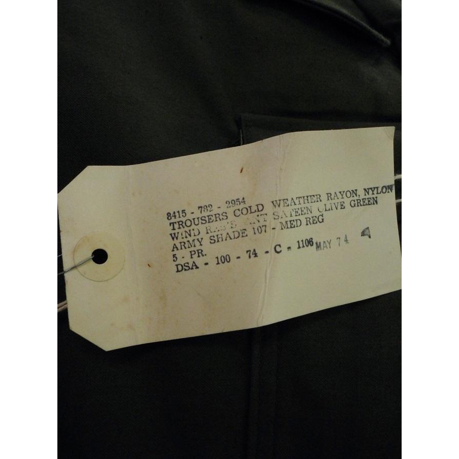 US.ARMY M-65フィールドパンツ 【1970's N.O.S. M-Regular】 : ACE IN