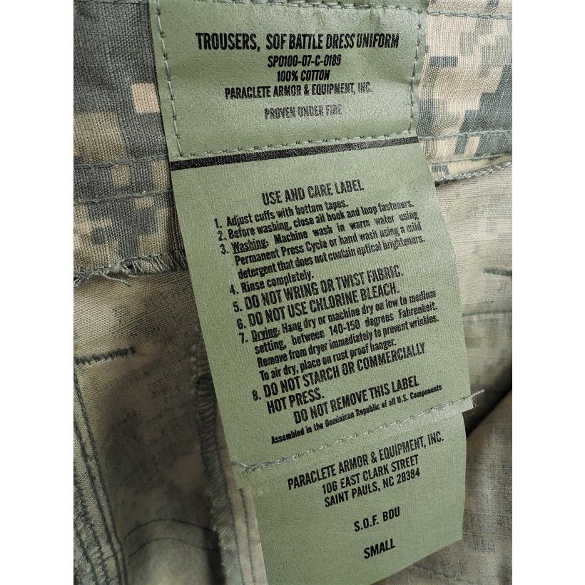 US.Special Forces PARACLETE BDUパンツ : ACE IN THE HOLE - 通販