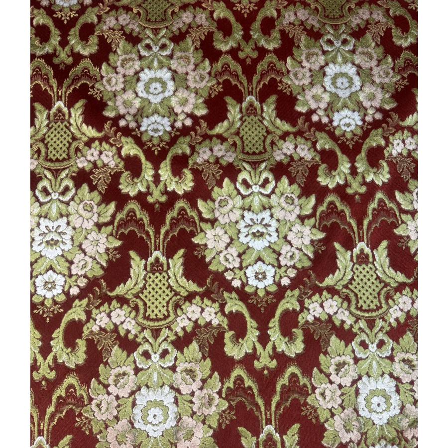 極太 ハンドルカバー 花かごレッド ダブルステッチ 2HS 金華山 花籠