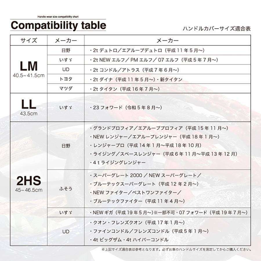 極太 ハンドルカバー ラメ ブラック ダブルステッチ LL ハンドル径