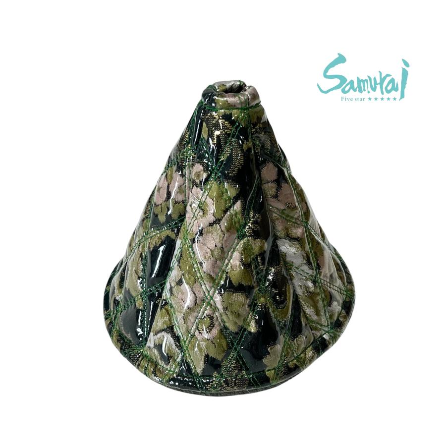 業界初！金華山 シフトブーツカバー 花かご グリーン ビニール巻き