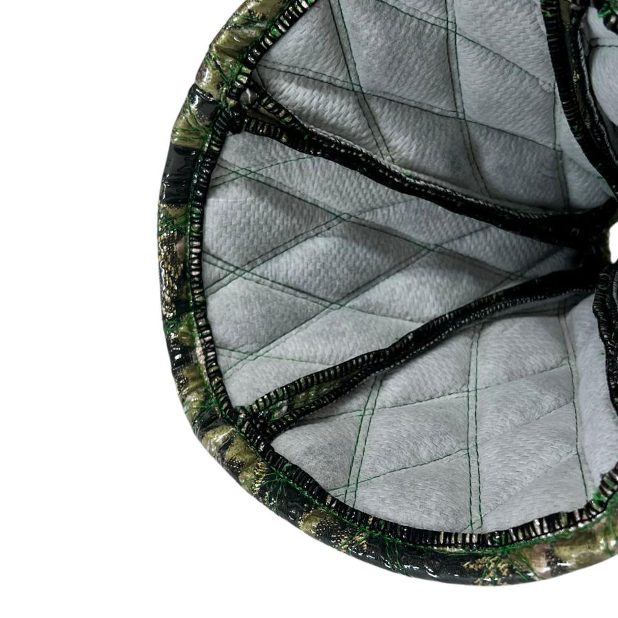 業界初！金華山 シフトブーツカバー 花かご グリーン ビニール巻き