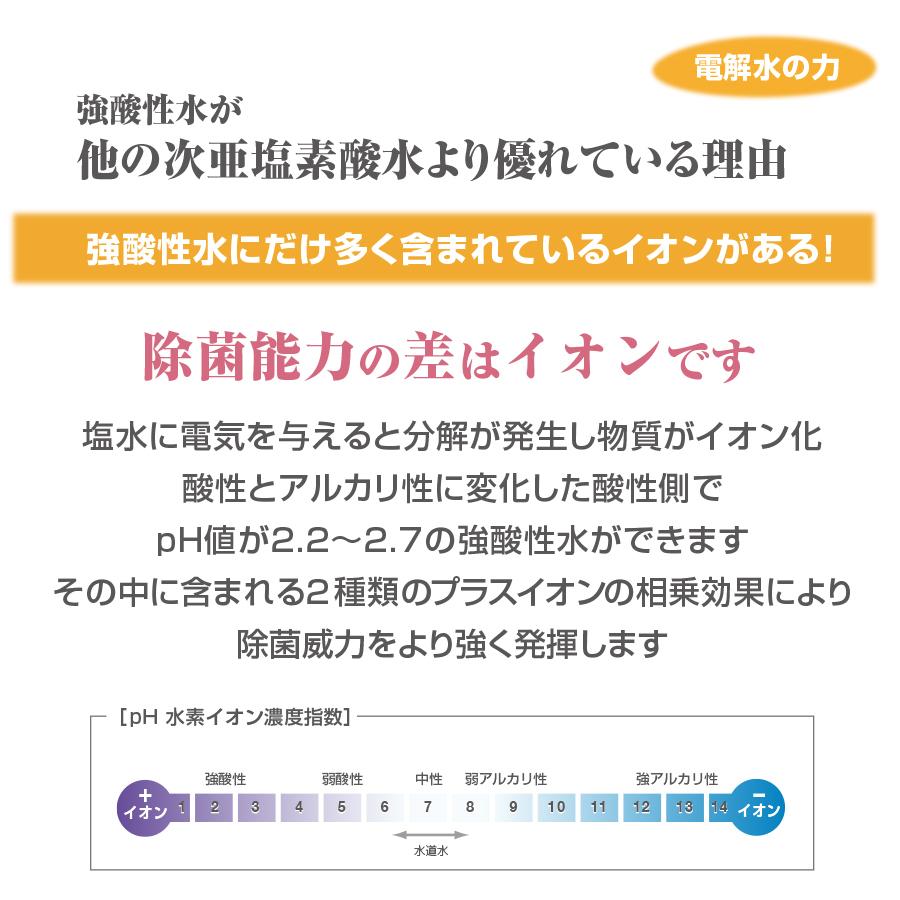 除菌スプレー 次亜塩素酸水 本物だから35ppmで99.999％除菌 強酸性水 500ml 靴 消臭 電解水 超酸化水 歯ブラシ除菌 最強かつ安全の除菌液 送料無料 |  | 13