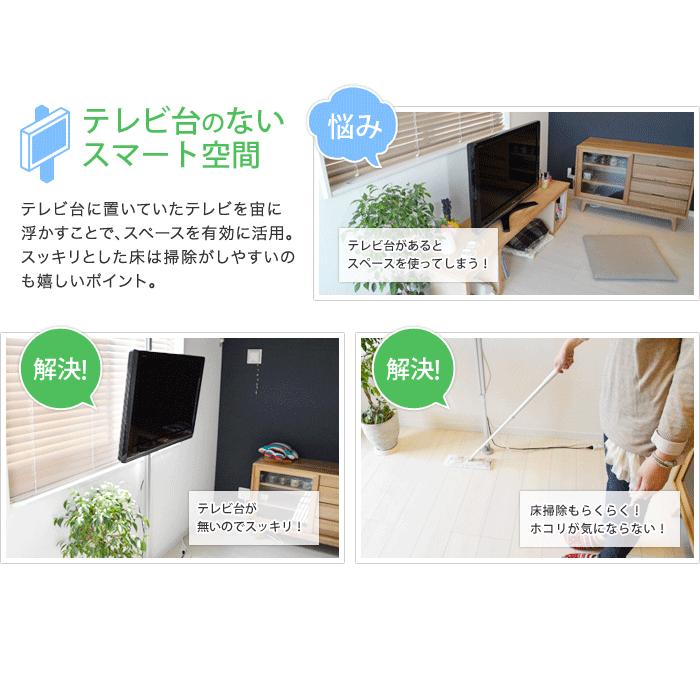 【壁掛けテレビ金具】未使用品｜賃貸OKタイプ 楽天市場】【ポイント2倍アップ中】 テレビ 壁掛け 金具 賃貸