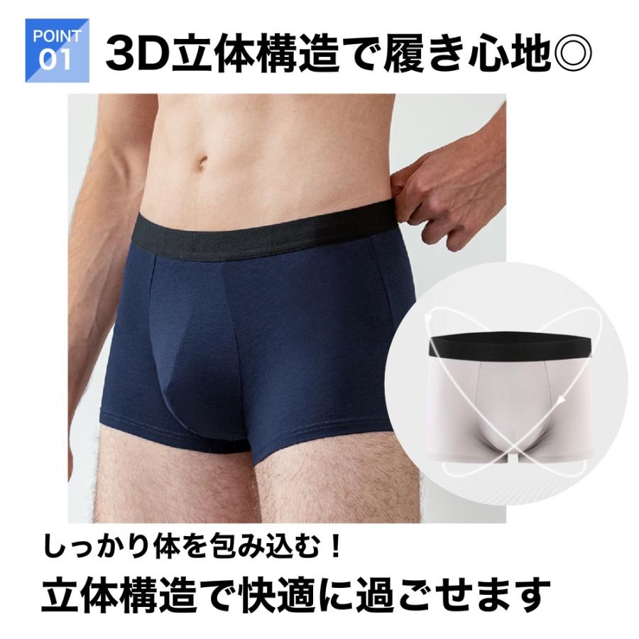 ボクサーパンツ メンズ 4枚セット メンズ下着 ボクサー メンズ