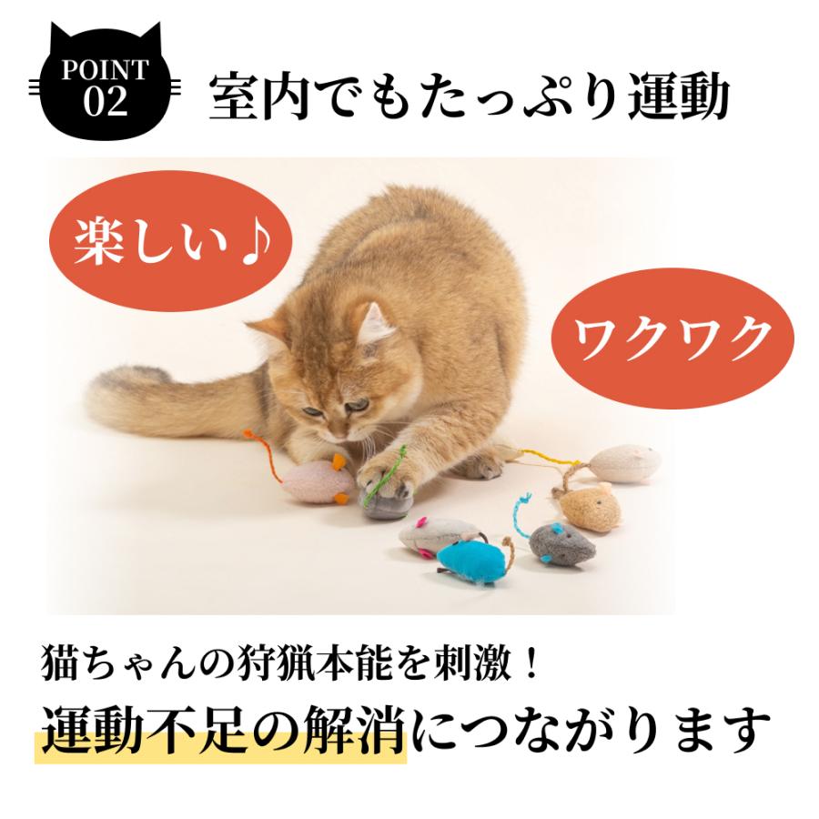 猫 おもちゃ ねずみ 8点 キャットトイ 猫用玩具 デンタルトイ 噛むおもちゃ 歯垢除去 小さい ネズミ またたびトイ | ブランド登録なし | 05
