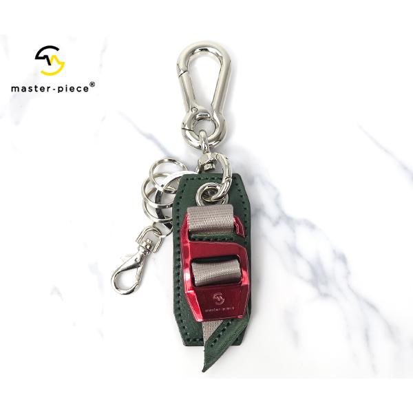 マスターピース キーリング/グリーン メンズ フックバックルキーリング 02003 master-piece | master-piece