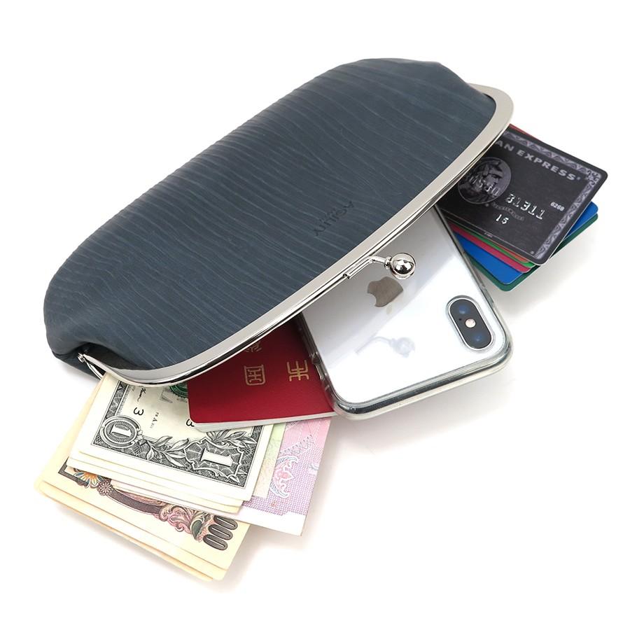 アジリティ 財布 レディース 長財布 ウッドレザー フロッグウォレット 2518 がま口長財布 AGILITY ladies 贈り物 | AGILITY | 10