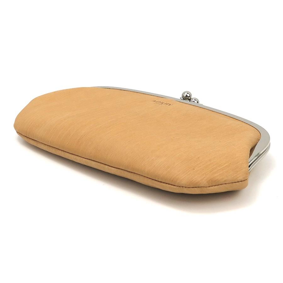 アジリティ 財布 レディース 長財布 ウッドレザー フロッグウォレット 2518 がま口長財布 AGILITY ladies 贈り物 | AGILITY | 03