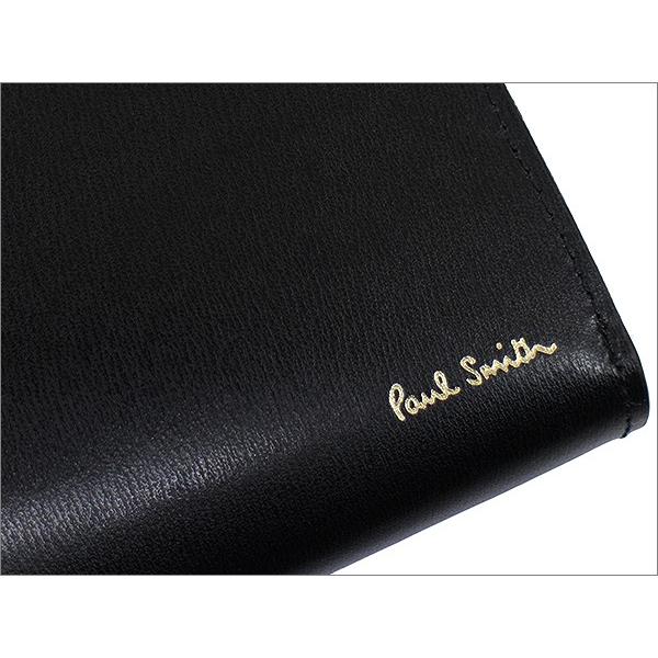 ポールスミス 財布 メンズ 長財布 シティエンボス ラウンドファスナー長財布 ブラック PSC307 Paul Smith ウォレット｜ace-web｜04