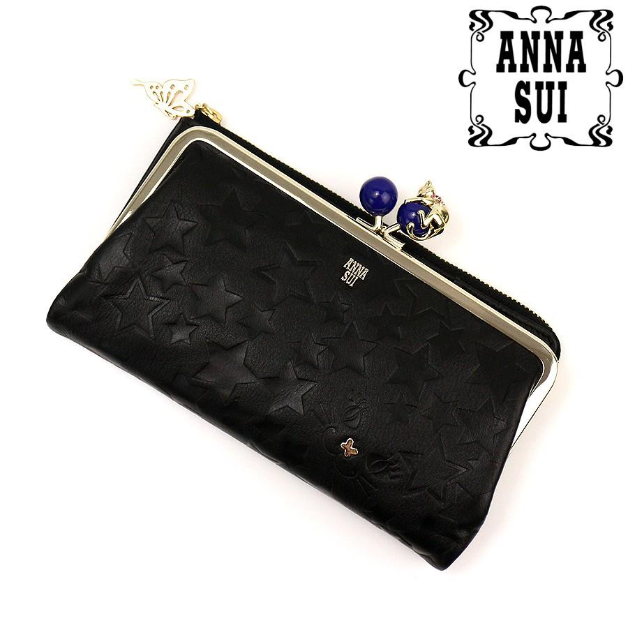 ANNA SUI アナスイ 財布 レディース 長財布 プレイングキャット ANNA SUI アナスイ 財布 レディース 長財布 プレイングキャット