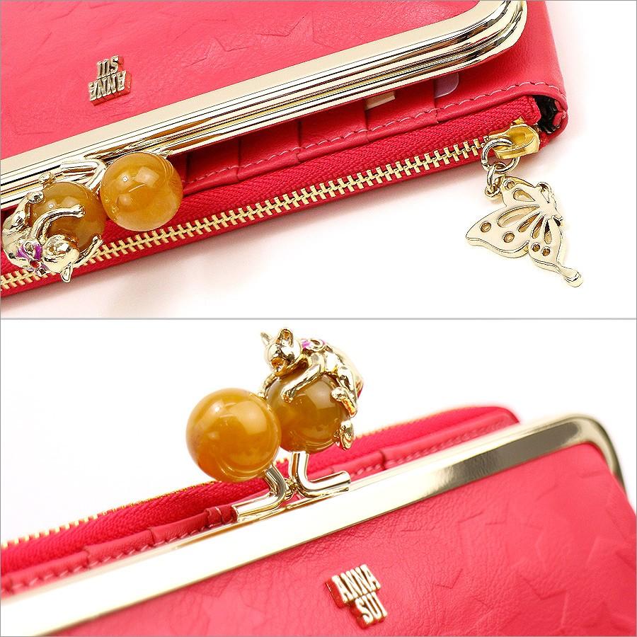 ANNA SUI アナスイ 財布 レディース 長財布 プレイングキャット ANNA SUI アナスイ 財布 レディース 長財布 プレイングキャット