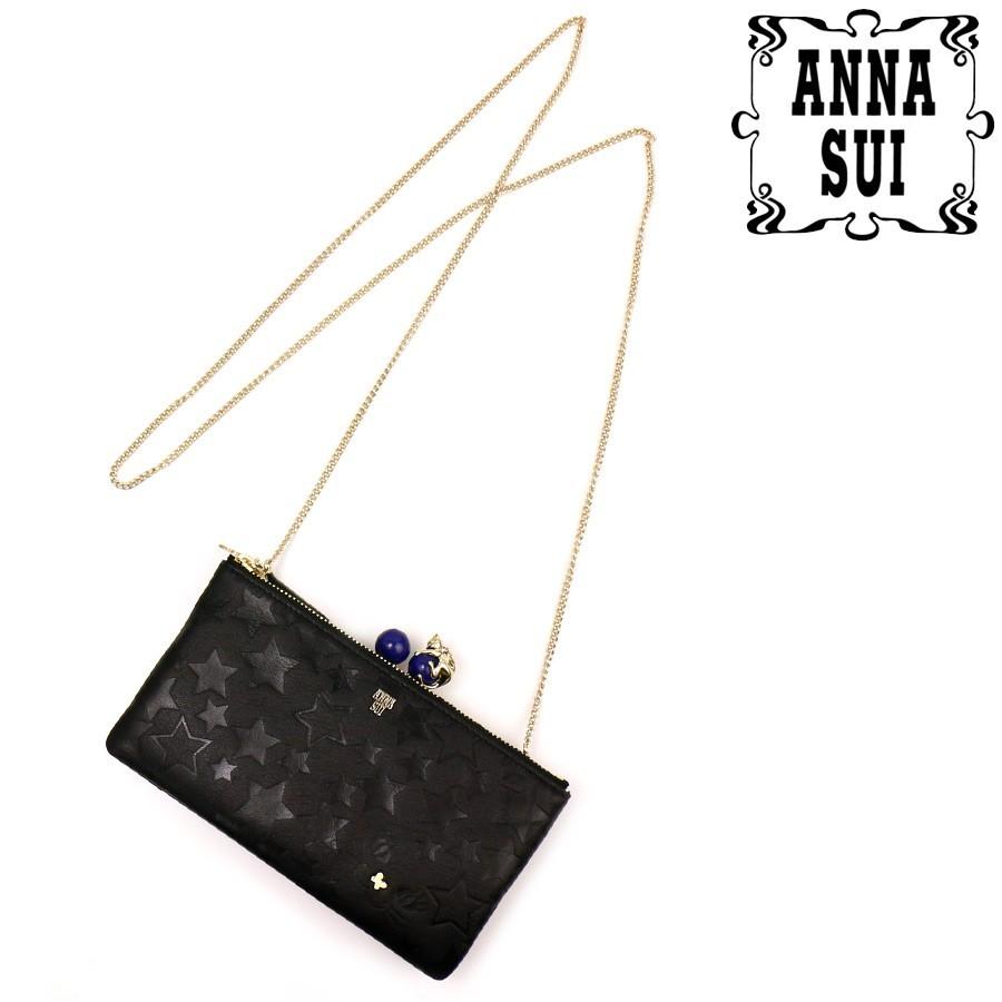 アナスイ 財布 レディース 長財布 プレイングキャット 内口金ショルダー付財布 ブラック 313753-10 ANNA SUI ladies  ウォレット : 5013180615-an-07 : ACE-WEB - 通販 - Yahoo!ショッピング