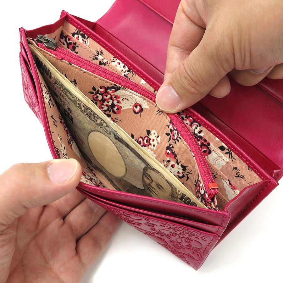 ANNA SUI アナスイ 財布 レディース 長財布 ミラ がま口かぶせ長財布  