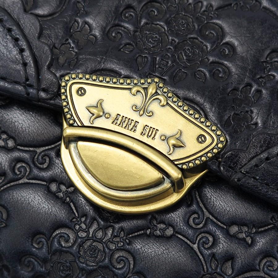 ANNA SUI アナスイ 財布 レディース 長財布 ミラ がま口かぶせ長財布 