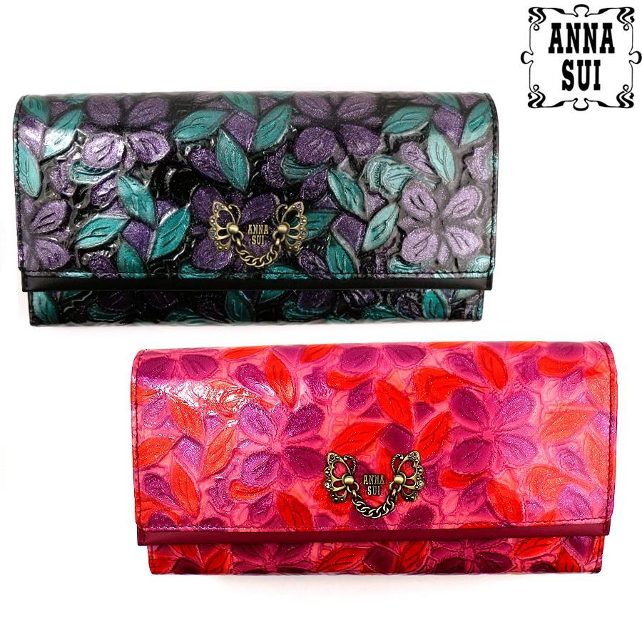 ANNA SUI アナスイ 財布 レディース 長財布 ジェミニ がま口 ANNA SUI アナスイ 財布 レディース 長財布 ジェミニ がま口