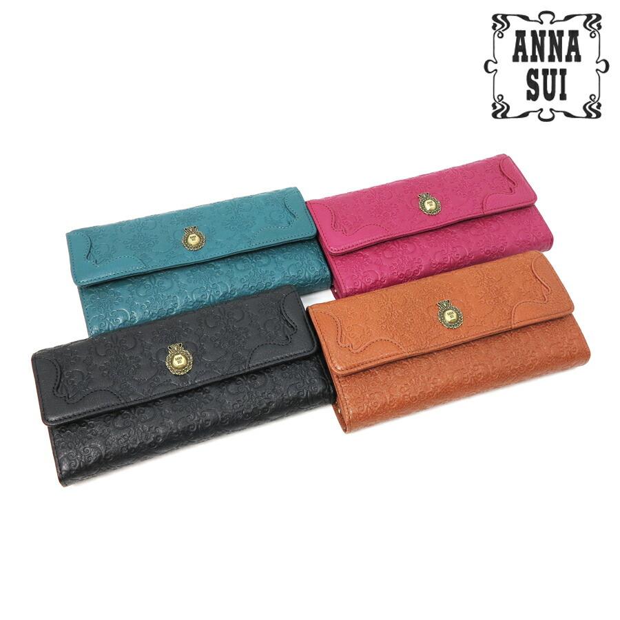 アナスイ 財布[ANNA SUI]ヴィンテージローズ 外口金 長財布[315621