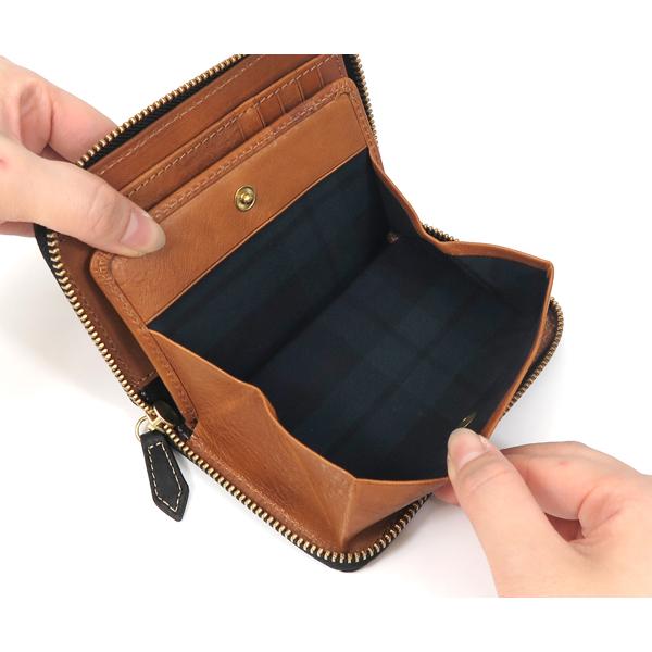 ネルド レザーラウンドミドルサイズ財布/ブラック メンズ プエブロ an150 NELD | NELD | 05
