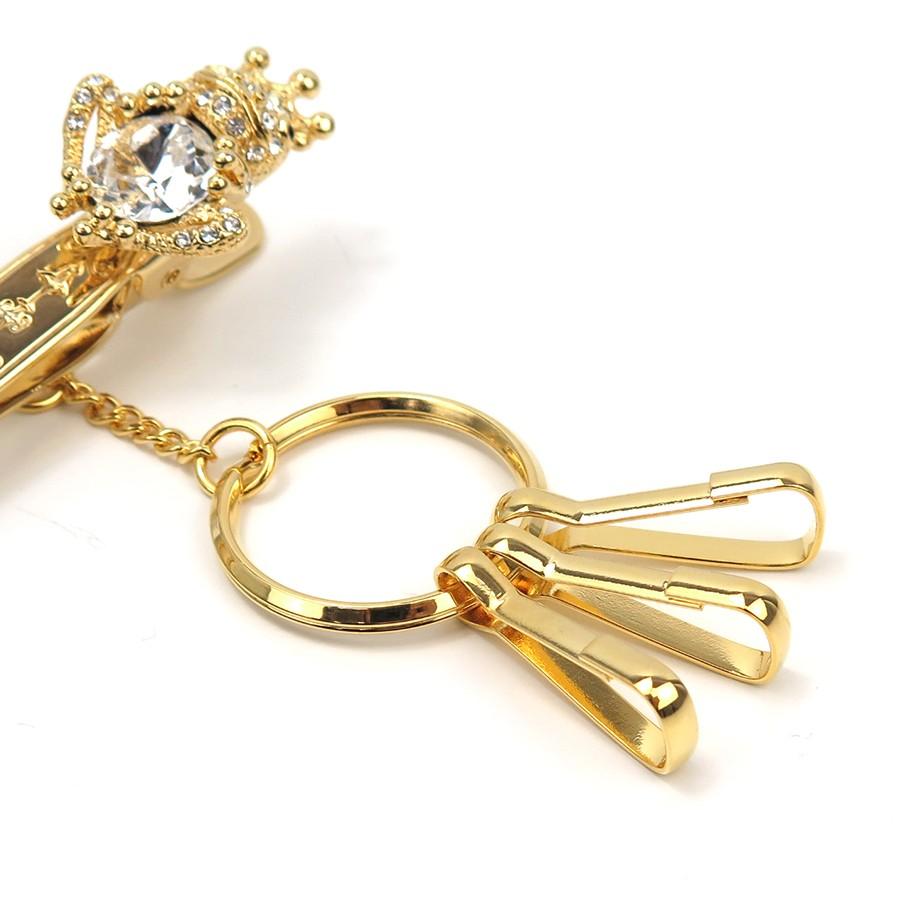 3carat 小物 レディース チャーム 王冠カエル バッグキークリップ cl-2 ladies 贈り物 |  | 02