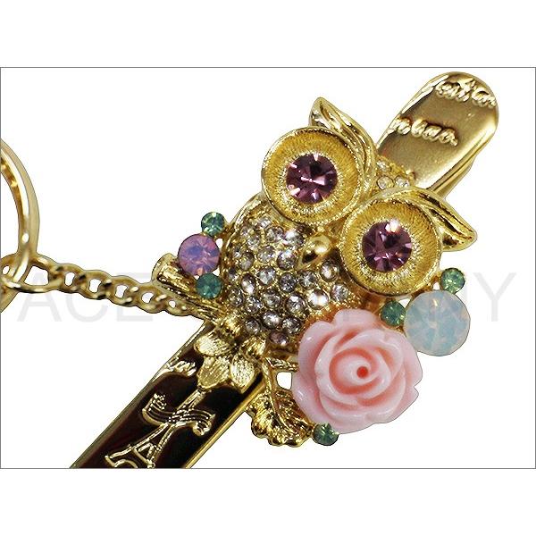 3carat 小物 レディース チャーム ふくろう バッグキークリップ cl-52 ladies 贈り物 | 