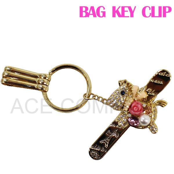 3carat 小物 レディース チャーム 馬 バッグキークリップ cl-59 ladies 贈り物 | 