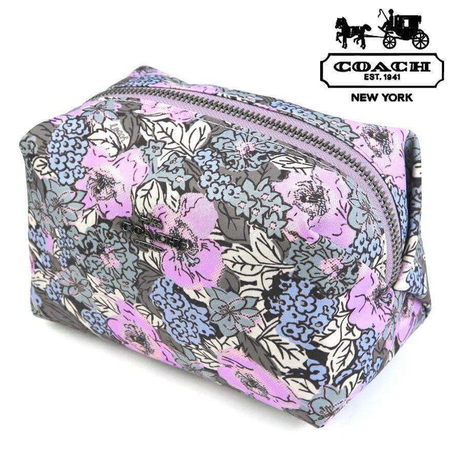 ☆コーチ(COACH) スモールボクシー コスメティックケース ヘリテージ フローラルプリント[89559 V5PW5]【コスメポーチ マルチポーチ  レディース】 :co0811-211:ACE-WEB - 通販 - Yahoo!ショッピング