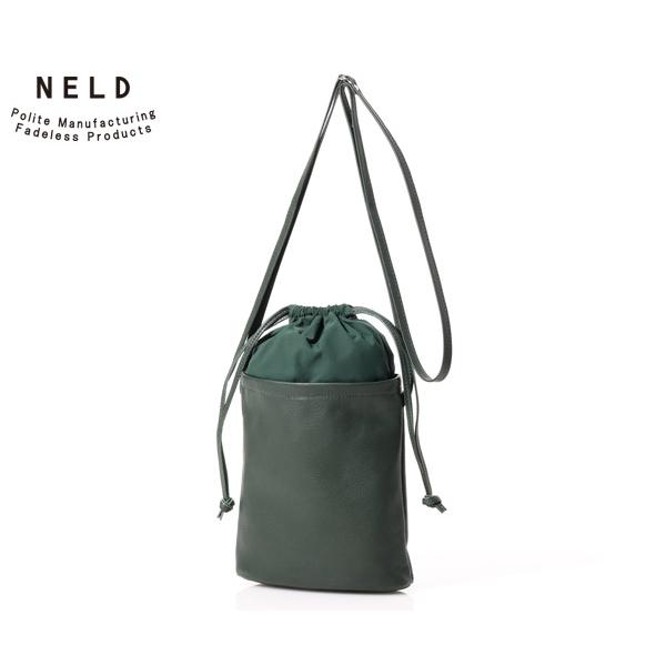 ネルド 2WAY巾着ショルダーバッグ/グリーン メンズ ミント fw613 NELD | NELD