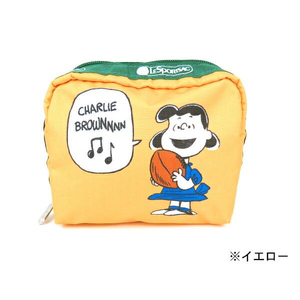 LeSportsac スヌーピー ポーチ チャーリー・ブラウン レスポートサック LeSportsac BOOK POUCH （チャーリーブラウン
