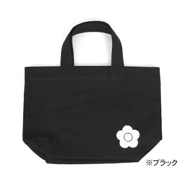 MARY QUANT マリークワント デイジー刺繍キャンバス ミニトート MARY QUANT マリークワント デイジー刺繍キャンバス ミニトート