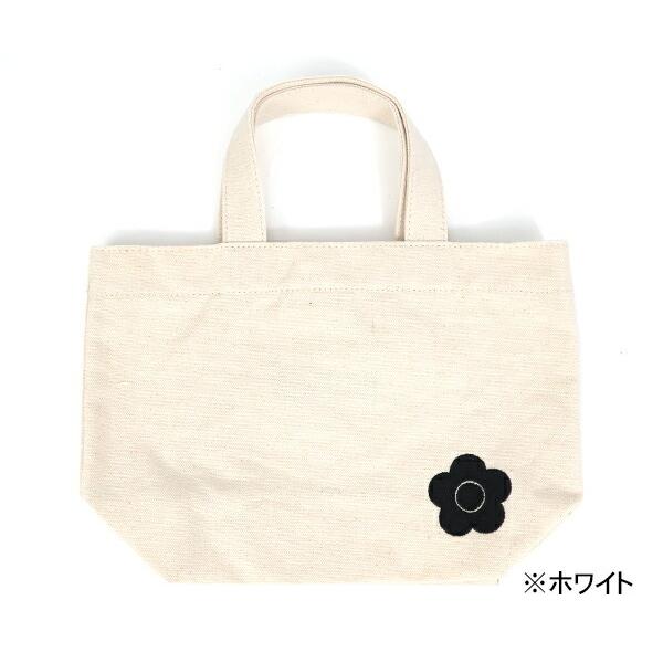 MARY QUANT マリークワント デイジー刺繍キャンバス ミニトート