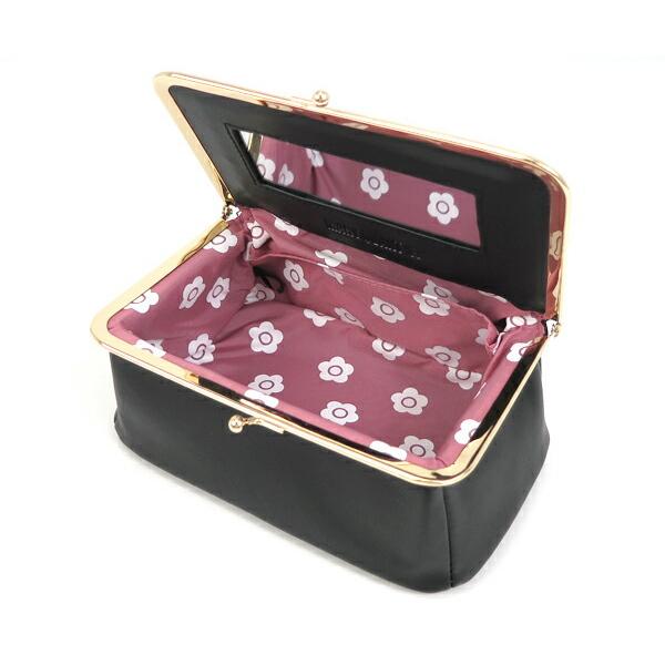 MARY QUANT マリークワントエナメルポイントデイジー BOXがま口 MARY QUANT マリークワントエナメルポイントデイジー BOXがま口