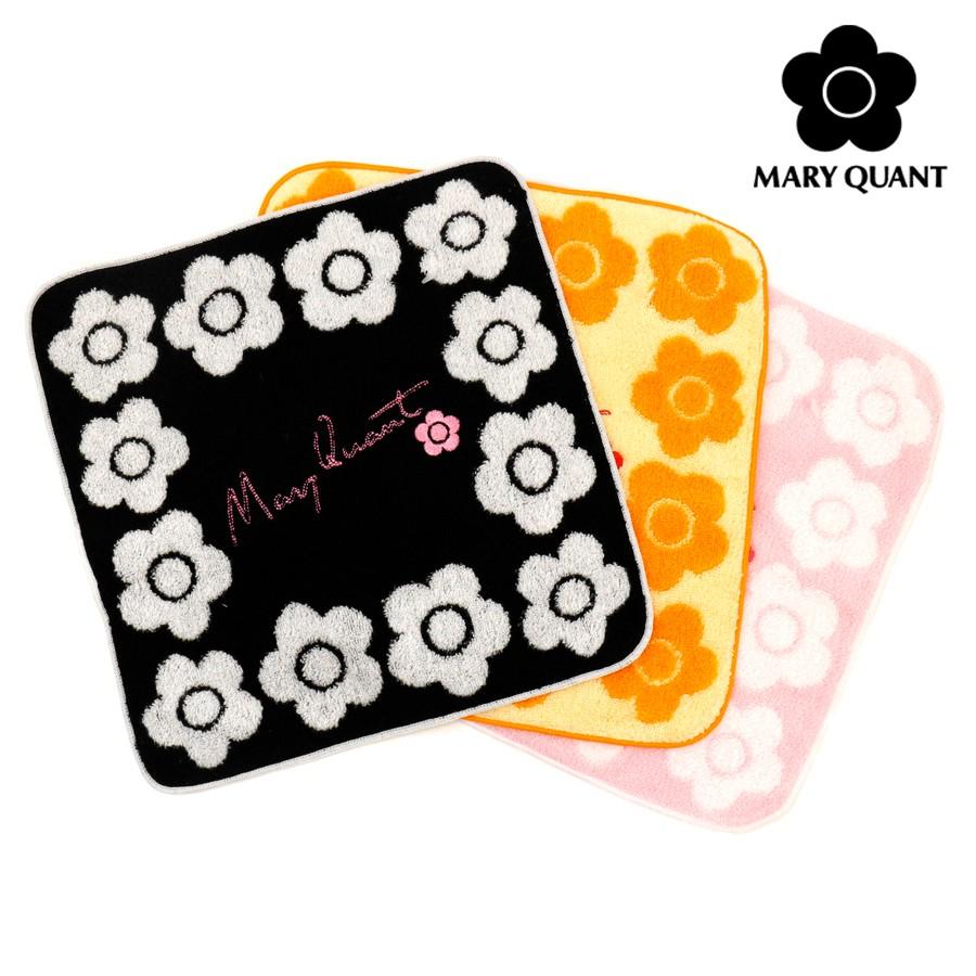 マリークワント 小物 レディース ハンカチ デイジーサイコロロゴ ミニタオル MARY QUANT マリクワ ladies 贈り物