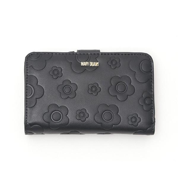 MARY QUANT 花柄エンボス 長財布 マリークヮント 花柄 長財布 - メルカリ