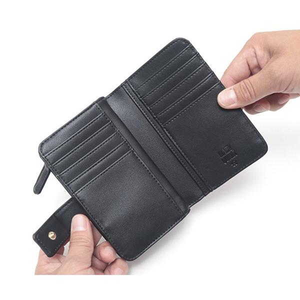 ミユ MARY QUANT ブラック 二つ折り財布　ドットエンボス 楽天市場】ドットエンボス ミニウォレット／マリークヮント