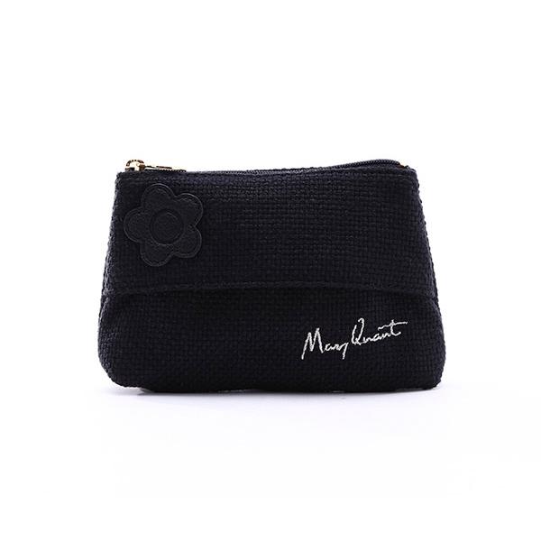 【新品・未使用】MARY QUANT　デイジー  レディース ポーチ 黒 MARY QUANT（マリークヮント） ポーチ マリークワント サインロゴ
