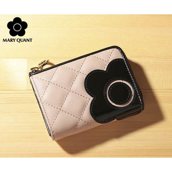 MARY QUANT マリークワント エナメルデイジーキルト パス付 MARY QUANT マリークワント エナメルデイジーキルト パス付