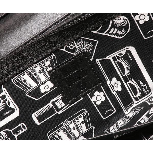 MARY QUANT メタルリップ　ウォレット MARY QUANT マリークワント 長財布 ブラック レザー メタル
