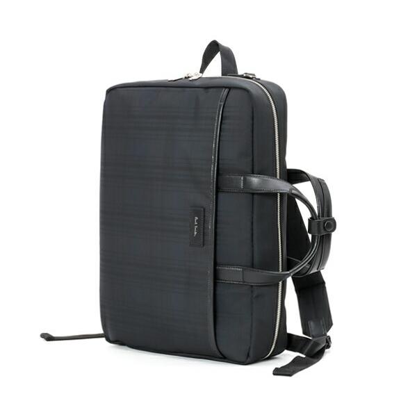 Paul Smith ポールスミス チェックジャガード 3WAYビジネスバッグ 