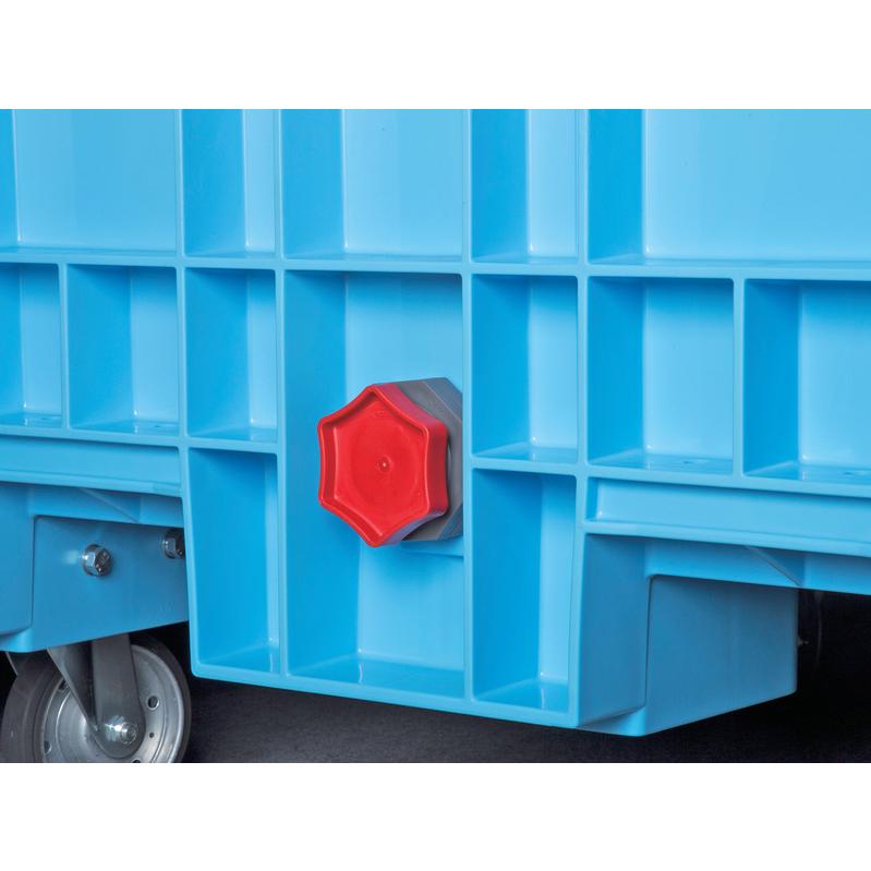 ジャンボックス#1200　専用キャスター付　290005　ライトブルー　外寸1990×1050×848ｍｍ　三甲　※個人宅配送不可　ジャンボックス | 三甲 | 01