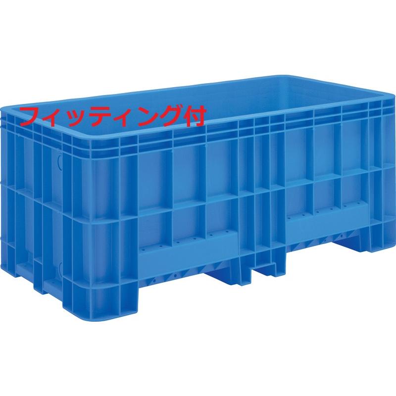 ジャンボックス#1200　フィッティング付　290005＋890121　ライトブルー　外寸1990×1050×848ｍｍ　三甲　※個人宅配送不可　ジャンボックス | 三甲