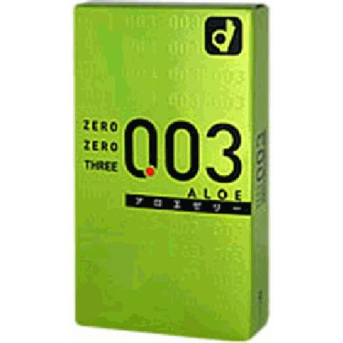 オカモト(株)ゼロゼロスリー(003)アロエゼリー 10コ入 コンドーム