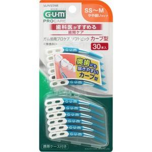 サンスター(株) G・U・M ガム歯周プロケア ソフトピック カーブ型 SS〜M 30本入り | SUNSTAR(日用品)