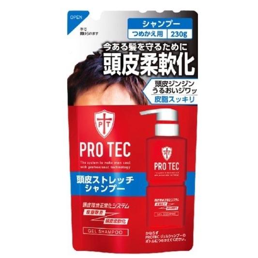 【LION】PROTEC頭皮ストレッチシャンプー(230g)詰め替え用 4903301231189ドラッグ 青空